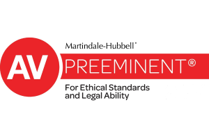 Martindale Hubbell Preeminent For Ethical Standards and Legal Ability